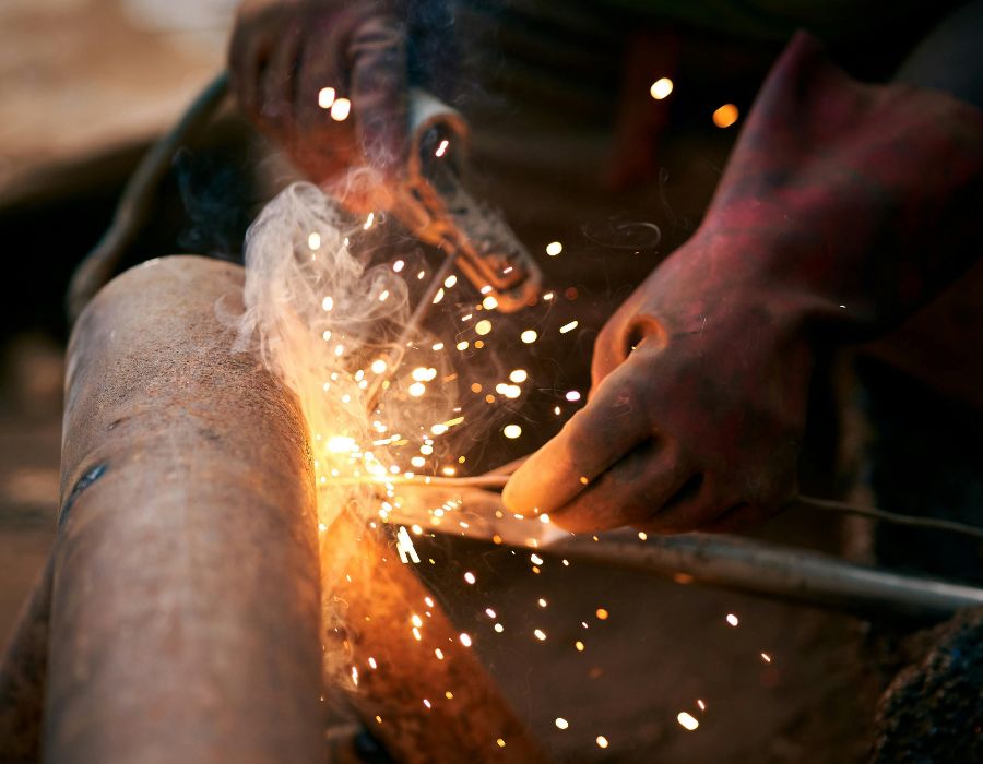 Prensa hidráulica industrial en Granada — conformado y ensamblaje de piezas